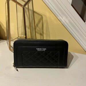Black Quilted Wallet
